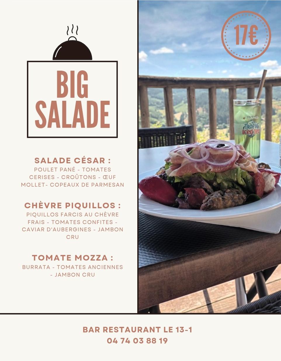 Nos grandes salades