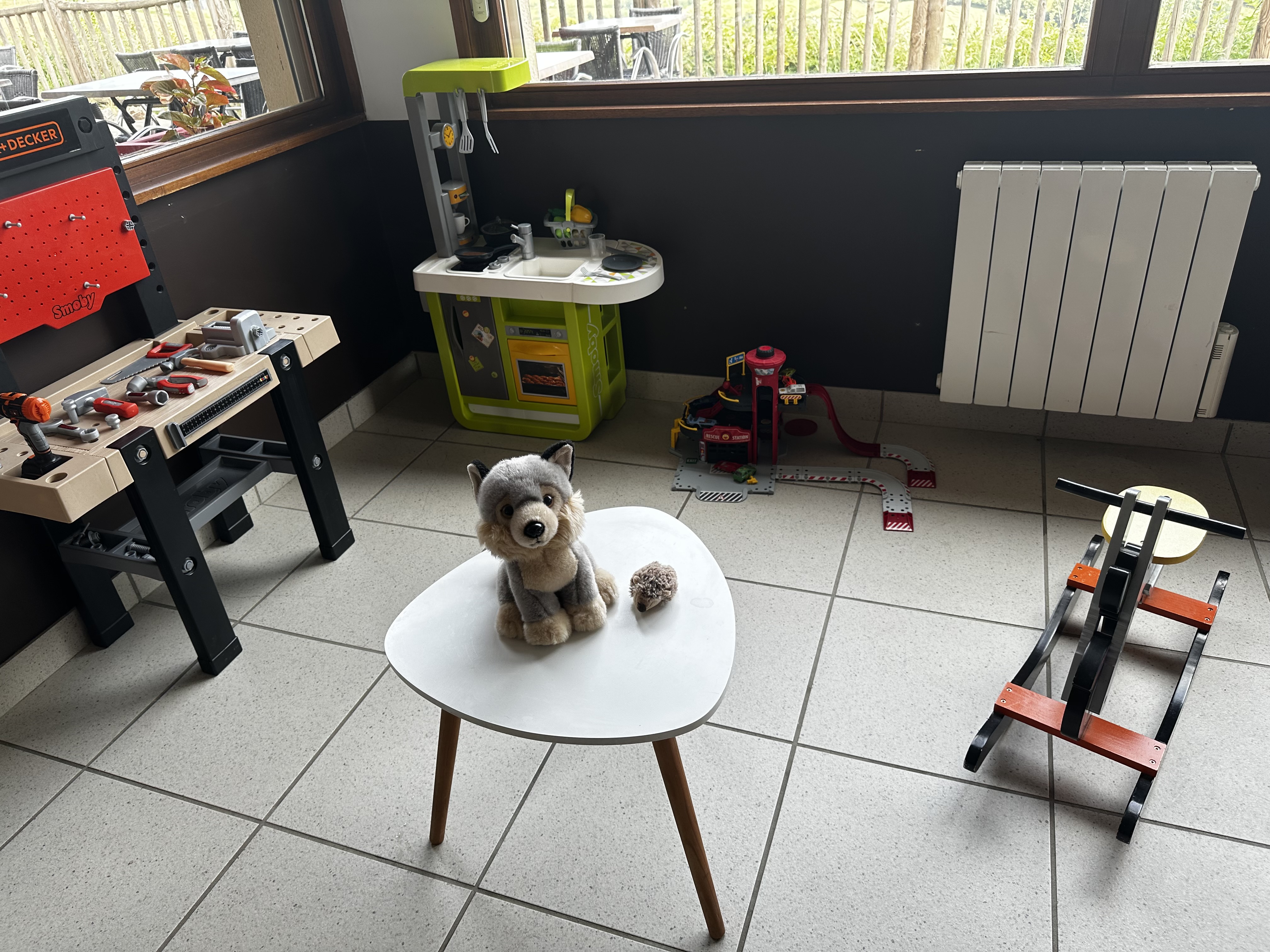 L'espace jeux des enfants